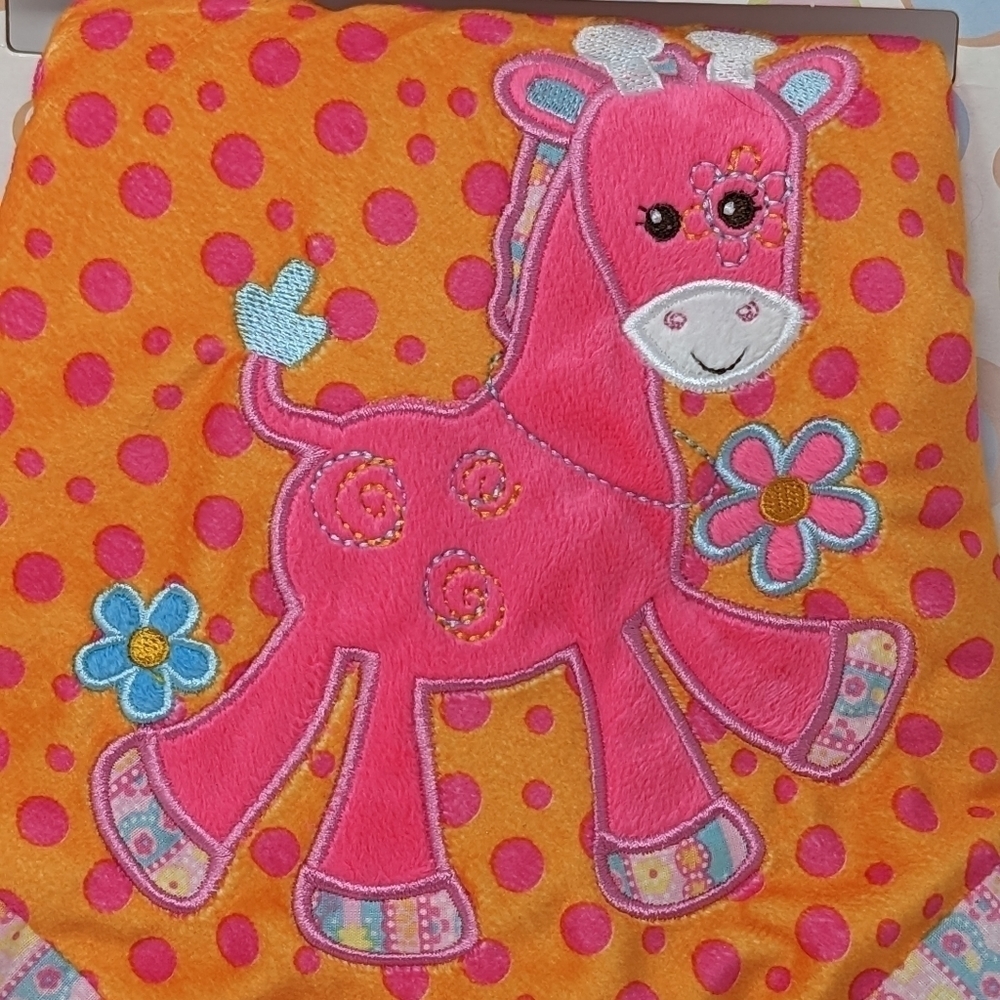 𝅺Mary Meyer Lovey Jasmine Giraffe Cozy Blanket Baby Security New